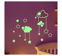 Ambiance Sticker Nuages et Les étoiles - 30 x 30 cm