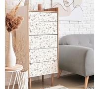 Ambiance Sticker Papier Adhésif pour Meuble, Lacanau, 40 x 60 cm | Stickers meuble cuisine crédence effet terrazzo, autocollants décoratifs, peel and stick, anti-rayure, stickers carrelage
