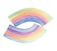 Ambiance Sticker Papier Peint Intissé Pré-encollé Fresques Géantes Fresque Arc-en-Ciel - H170 x L120 cm