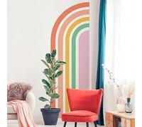Ambiance Sticker Papier Peint Intissé Pré-encollé Fresques Géants - Demi Arche Arc-En-Ciel - Adhésif Décorative | H135 x L45 cm