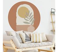 Ambiance Sticker Papier Peint intissé pré-encollé fresques géants - JOURNÉE ENSOLEILLÉ Abstraite - adhésif décorative - 60x60cm