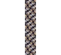 Ambiance Sticker Papier Peint Intissé Pré-encollé Rouleau Wallpaper Bohème Ethnique Foncé Adhésif Décorative - 1 Roulle de H300 x L60 cm