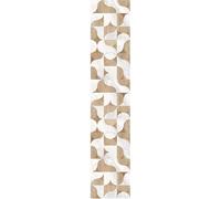Ambiance Sticker Papier Peint Intissé Pré-encollé Rouleau Wallpaper Effet Marbre et Bois Design Adhésif Décorative - 1 Roulle de H300 x L60 cm