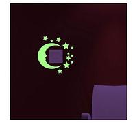 Ambiance Sticker Phosphorescent la Lune et Les étoiles 70 X 55 cm
