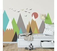 Ambiance Sticker Stickers Enfant Montagnes scandinaves agnieszka 100 x 150 cm