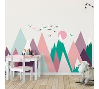 Ambiance Sticker Stickers Enfant Montagnes scandinaves Anielka 110 x 165 cm