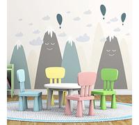 Ambiance Sticker Stickers Enfant Montagnes scandinaves ayaka 110 x 165 cm