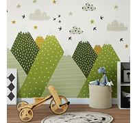 Autocollant pour enfants avec des motifs de montagnes scandinaves, Helka, 100 x 150 cm