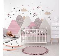 Ambiance Sticker Stickers Enfant Montagnes scandinaves jenika 90 x 135 cm