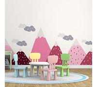 Ambiance Sticker Stickers Enfant Montagnes scandinaves lilika 100 x 150 cm