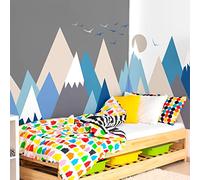 Ambiance Sticker Stickers Enfant Montagnes scandinaves nicoka 110 x 165 cm