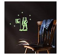 Ambiance Sticker Stickers Phosphorescent Astronaute dans l'espace - 25 X 20 cm