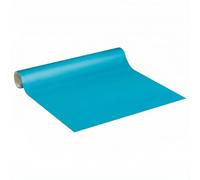 Ambiance Sticker Vinyle Imperméable Cuisine Armoire Porte - Adhesif pour Meuble, Autocollant pour Meuble - Sticker Mural H60cm x L2m - Bleu Ciel