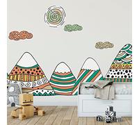 Ambiance Stickers Muraux Enfants Décoration Chambre Bébé - Autocollant Sticker Mural Adhesif Géant | Achika - H110 x L165 cm