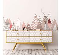 Ambiance Stickers Muraux Enfants Décoration Chambre Bébé - Autocollant Sticker Mural Adhesif Géant | Diamantina - H110 x L165 cm