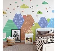 Ambiance Stickers Muraux Enfants Décoration Chambre Bébé - Autocollant Sticker Mural Adhesif Géant | Erika - H100 x L150 cm