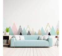 Sticker mural – Décoration de chambre à coucher/salon – Immense sticker mural représentant l'Atlas scandinave – 70 x 115 cm