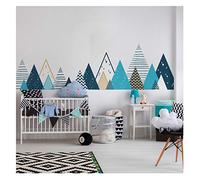 Ambiance Stickers Muraux Enfants Décoration Chambre Bébé - Autocollant Sticker Mural Adhesif Géant Montagnes Scandinaves Tipika - H60 x L100 cm