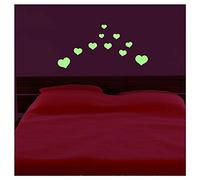 Ambiance Stickers Phosphorescents Coeurs - 40 X 50 cm