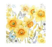 Ambiente - 20 SERVIETTES PAPIER JONQUILLES 33CM