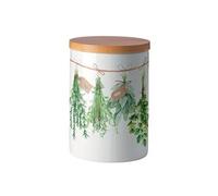 AMBIENTE Pot de rangement Herbes Fraiches hermétique - Hauteur 13.5 cm BLANC G