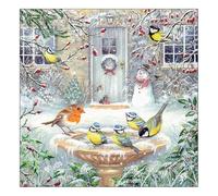Ambiente Serviette Scène d'hiver 20 pcs - 33x33 cm - neige hiver sapin décor Noël Serviettes