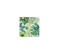 Ambiente Serviettes de table/fête/fête env. 33 x 33 cm - Feuilles tropicales - Idéal comme cadeau