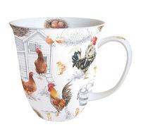Ambiente Tasse à thé, café, env. 0,4 l, poulet, poulet, poulet, poulet, poulet, ferme