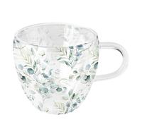 Ambiente Tasse à thé en verre double paroi 200 ml - Eucalyptus