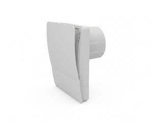 Ambientika Extracteur d'air Easy avec gaine et grille extérieure métallique (100 mm) - Südwind
