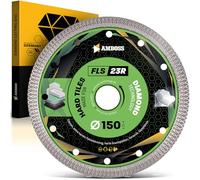 Amboss FLS 23R "Revolution" - Disque à tronçonner diamant, extra fin (1,6 mm) - Ø 150 x 25,4 mm - pour carrelage/grès cérame extra dur/granit/céramique