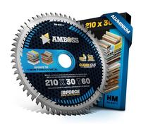 AMBOSS lame scie circulaire 210x30mm (aluminium) - lame de scie 210 avec 60 dents - lame scie circulaire Ø 210mm - compatible Powerplus: POWX0550 Scheppach: PL75 Scheppach: HS80. Festool.