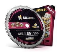 AMBOSS lame scie circulaire 315x30mm (multi) - lame de scie 315 avec 100 dents - lame scie circulaire Ø 315mm - compatible Atika: HT 315 Bernardo: TK 315 F JET: JTS-315SP Güde:GTKS 2200.GTKS315
