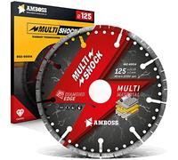Amboss MultiShock Disque à tronçonner diamanté Ø 125 mm x 22,2 mm Universel/Allround Hauteur de segment : 10 mm (galvanisé)
