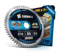 AMBOSS WERKZEUGE® Lame de scie circulaire HM, 190 x 30/20 mm 20 Z60, denture trapézoïdale plate, pour l’aluminium avec bague de réduction, pour Bosch GKS 190, GKS 65 GCE, GKS 18V-68 GC, GKS 18 V-68 C