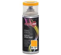 Ambro-Sol V4001007 Vernis peinture Acrylique Multi-Usage, Peinture Brillante pour Intérieur et Extérieur, Adapté a Tous Type de Matériau, Aérosol En Fer-Blanc Recyclable de 400 ml, Jaune Chrome
