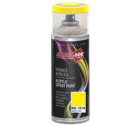 Ambro-Sol V4001018 Vernis peinture Acrylique Multi-Usage, Peinture Brillante pour Intérieur et Extérieur, Adapté a Tous Type de Matériau, Aérosol En Fer-Blanc Recyclable de 400 ml, Jaune Zinc