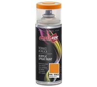 Ambro-Sol V4002003 Vernis peinture Acrylique Multi-Usage, Peinture Brillante pour Intérieur et Extérieur, Adapté a Tous Type de Matériau, Aérosol En Fer-Blanc Recyclable de 400 ml, Orange Pastel
