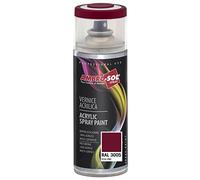 Ambro-Sol V4003005 Vernis peinture Acrylique Multi-Usage, Peinture Brillante pour Intérieur et Extérieur, Adapté a Tous Type de Matériau, Aérosol En Fer-Blanc Recyclable de 400 ml, Rouge Vin