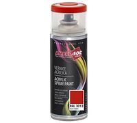 Ambro-Sol V4003013 Vernis peinture Acrylique Multi-Usage, Peinture Brillante pour Intérieur et Extérieur, Adapté a Tous Type de Matériau, Aérosol En Fer-Blanc Recyclable de 400 ml, Rouge Tomate