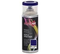 Ambro-Sol V4005002 Vernis peinture Acrylique Multi-Usage, Peinture Brillante pour Intérieur et Extérieur, Adapté a Tous Type de Matériau, Aérosol En Fer-Blanc Recyclable de 400 ml, Bleu Oltremer