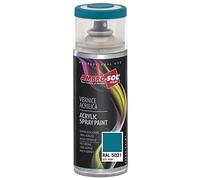 Ambro-Sol V4005021 Vernis peinture Acrylique Multi-Usage, Peinture Brillante pour Intérieur et Extérieur, Adapté a Tous Type de Matériau, Aérosol En Fer-Blanc Recyclable de 400 ml, Bleu Eau