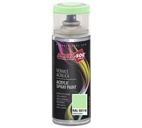 Ambro-Sol V4006019 Vernis peinture Acrylique Multi-Usage, Peinture Brillante pour Intérieur et Extérieur, Adapté a Tous Type de Matériau, Aérosol En Fer-Blanc Recyclable de 400 ml, Vert Blanc