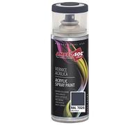 Ambro-Sol V4007025 Vernis peinture Acrylique Multi-Usage, Peinture Brillante pour Intérieur et Extérieur, Adapté a Tous Type de Matériau, Aérosol En Fer-Blanc Recyclable de 400 ml, Gris Perle