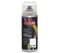 Ambro-Sol V4009003 Vernis peinture Acrylique Multi-Usage, Peinture Brillante pour Intérieur et Extérieur, Adapté a Tous Type de Matériau, Aérosol En Fer-Blanc Recyclable de 400 ml, Blanc Signal