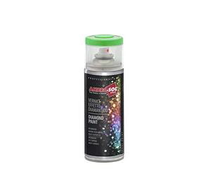 Ambro-Sol V400DIAM6 Émail/Vernis Finitions Spéciales Diamantés, Émail Métallisé à Base de Paillettes Perlescentes, Aérosol en Fer Blanc Recyclable 400 ml, Rouge