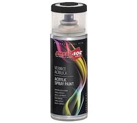 Ambro-Sol V400SAT2 Vernis peinture Acrylique Multi-Usage, Peinture Brillante pour Intérieur et Extérieur, Adapté a Tous Type de Matériau, Aérosol En Fer-Blanc Recyclable de 400 ml, Noir Satiné