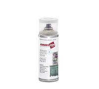 Ambro-Sol V404BC Vernis/Peinture Effet Plâtre, à Base d’Eau avec Effet Ultra Mat, pour Usage Intérieur et Extérieur, Aérosol En Fer-Blanc Recyclable 400 ml, Blanc Crème