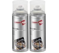 Ambro-Sol Z353 Zinc 98%, Parfait pour Revêtir, Enduire et Protéger les Pièces Métalliques de l’Oxydation, Aérosol En Fer Blanc Recyclable à l’Infini de 400 ml (Lot de 2)