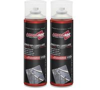 Ambro-Sol - Z358 Zinc Galvanisé à Froid 98% Lamellaire, Base pour Surfaces Métalliques, Aérosol en Fer Blanc 100% Recyclable à l’Infini de 500 ml, Finition Gris Clair, argent (Lot de 2)